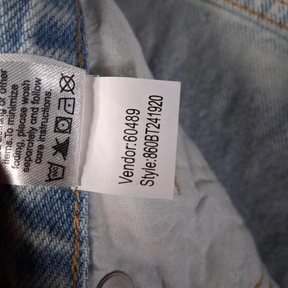 Pacsun Parker Extreme Baggy Women's Size 27 Wide Leg Longer Length NWT - Picture 7 of 8